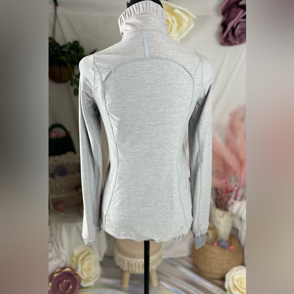 Lululemon Forthright Half Zip Jacket In Heather G… - image 4